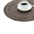 thumbnail image 3 of Tapis de Table Ronds à Armure Serpillère en Coton Tapis de Table à Manger Ronds à Armure Plus Épaisse, 3 of 5