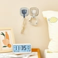 thumbnail image 3 of Riguas 4Pcs Storage Hooks No Punching Design Strong Load-bearing Moisture-proof Not Falling Wall Mounted Kitchen Organizer Strong-Viscosity Self Adhesive Wall Hook for Home, 3 of 7