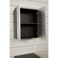 thumbnail image 5 of Tuff Stor 2-door Contemporary Wood Overhead Cabinet in Silver/Black, 5 of 7