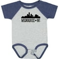 thumbnail image 3 of Inktastic Milwaukee Wisconsin City Skyline Boys or Girls Baby Bodysuit, 3 of 5