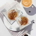 thumbnail image 2 of Bread Sack Sandwich Packaging Oil-proof Paper Bag Transparent Kraft Paper Food Packaging Sack, 2 of 6