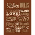 thumbnail image 2 of Robinson, Tamara 26x32 White Modern Wood Framed Museum Art Print Titled - Kitchen Rules, 2 of 4