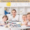 thumbnail image 2 of 18 Pcs Teacher Appreciation Gifts Set, 6 PCS Makeup Cosmetic Bags, 6 PCS Heart-Shaped Keychains with Diamonds and 6 PCS Greeting Card, Valentines Graduation Christmas Gifts for Teacher, 2 of 7