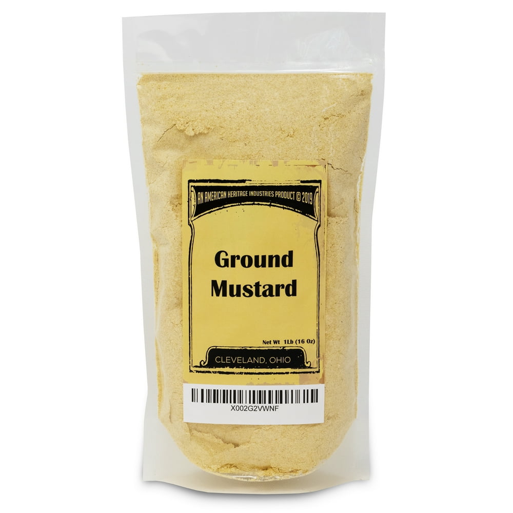 Culinary Ground Mustard Bulk 1 LB Bag of Ground Mustard Powder, by