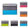 thumbnail image 2 of 3 Layer A4 Accordion Bag Double Zipper Folder Information File Bag Student Multi Functional Test Paper Storage Book, 2 of 8