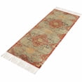 thumbnail image 4 of Red Blue Boho Kitchen Runner Rug 2'x4', Ehtnic Abstract Art Modern Geometric Washable Rug with Tassels, Non Slip Woven Cotton Bathroom Rugs Hallway Carpet for Foyer Bedroom Entry Back Door Decor, 4 of 9