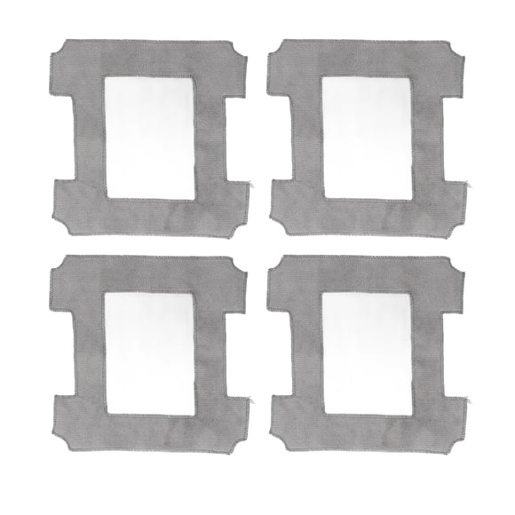 4 piezas de repuesto de paño de fregona para aspiradora, almohadilla de fregado de fibra suave para robot limpiacristales W1 W1PRO
