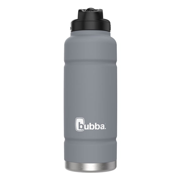 bubba Trailblazer Insulated Stainless Steel Water Bottle with Straw Lid, 40 Oz., Rubberized