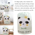 thumbnail image 3 of Cute Large Capacity Quilt Storage Bag Clothes Packaging Toy Packing Bag Closet Clothing Organizer Bag For Pillow Blanket Bedding  Green panda, 3 of 9