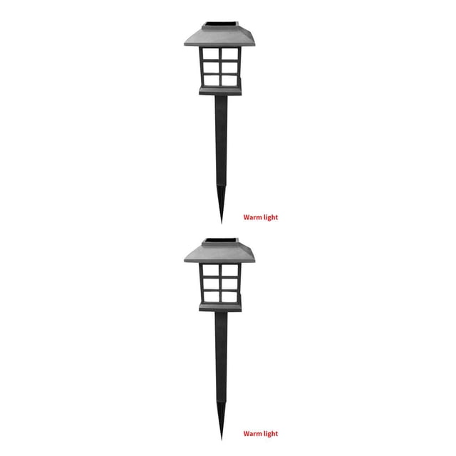 Inteprter 2/4/6/8 Uds. Lámpara de tierra lámpara de jardín cuadrada de energía Solar luz de noche LED para exteriores para pasarela de camino, luz No.02 2piezas Inteprter CBP167253