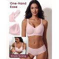 thumbnail image 4 of MINTREUS Nursing Bras for Breastfeeding Seamless Comfort Maternity Bra Pregnancy Sleep Bralette with Extra Extender, 4 of 8