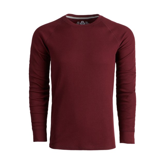 American Rag Mens Long-Sleeve Thermal Basic T-Shirt darkred XL