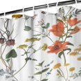 thumbnail image 3 of Pioneer Flower Floral Print Pattern Shower Curtain 36"x72" ,Bathroom Decorative Shower Curtains Set with 12 Hooks,Modern Waterproof Washable Shower Curtain, 3 of 6