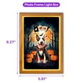 thumbnail image 5 of Happy Halloween Vampire Bull Terrier BOO with Pumpkins Fun and Spooky Acrylic Plaque with Wood Photo Frame Box Bully Dog Lovers Gifts Idea Light Box - 00018, 5 of 5