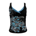 thumbnail image 4 of DHFJKG Gothic Tank Top Women Cropped Camisole Sleeveless V Neck Floral Printed Sexy Slim Fit Cami T-Shirts Night Out Wear Stylish Tops, 4 of 4