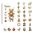 thumbnail image 2 of REK Easter Decor Easter Surprise Calendar Countdown 24 Days 2D Flat Acrylic Hanging Piece, 2 of 5