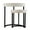 White Washed#1, variant on Wooden Coffee Tables, Knox Glam Mirrored Accent Table - , Coffee Tables,Other materials Round Coffee Tables, Furniture Primary Living Space Tables