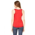 thumbnail image 2 of The Bella + Canvas Ladies Flowy V-Neck Tank Top - RED - 2XL, 2 of 2