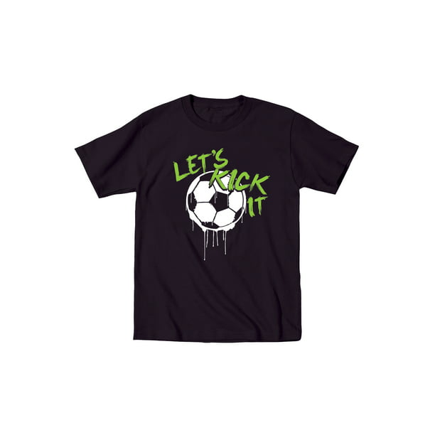 Instant Message - Let's Kick It Cool Fun Paint Splatter Soccer Ball ...
