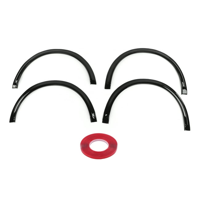 Flares 4Pcs Gloss Black For Maxton Style Flares Extension Wide Body Kits Fit For MK7 MK7.5 R 2013-2020