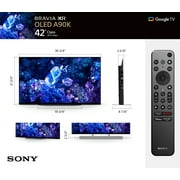 Sony XR-42A90K 42” MASTER Series A90K 4K UHD (2160p) OLED Tvs with Table Top Stand & Voice Remote Control Hdr OLED TV with Smart Google TV, 1 Pack