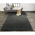 thumbnail image 2 of Celano Hand Woven Marled Wool Rug, Charcoal Gray, 5ft x 8ft Area Rug, 2 of 6