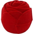 thumbnail image 2 of Jewelry Organizer, Jewelry Box, Red Rose Shape Vintage Ring Box Keep and Organize Your Favorite Jewelry, Soft Flocking Lining Ring Box Protect Your Jewelry from Scratches Effectively, 2 of 7