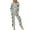 Light Blue, variant on Bibifish Womens Pajama Sets Light Gray Base Dachshund & Paw Print Printed Long Sleeve Sleepwear Sets Button Down Pj Top With Pants Pet-Themed Cute 2 Piece Pj Sets