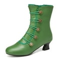 thumbnail image 5 of Kcodviy Bottes Mi-Hautes Automne et Hiver pour Femmes, Bottes Chunky, Bottes Plates pour Femmes, Bottes Transparentes pour Femmes, Mini Bottes pour Femmes, 5 of 5