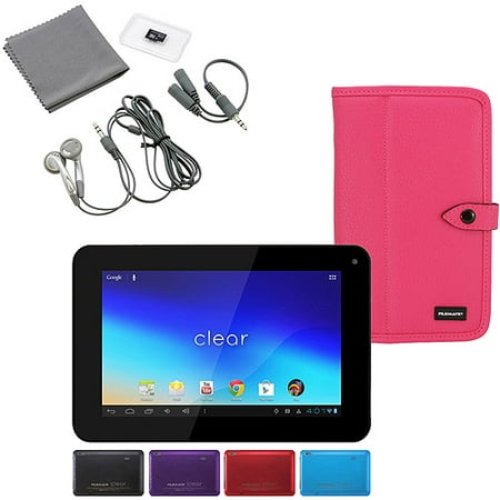 FileMate 16GB-Tablet-with-Google-Play-Bundle with Leather Clasp Case and Accessory Kit