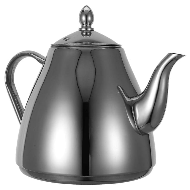 Thickened Stainless Steel Tea Kettle for Home Use with Infuser 2L Silver