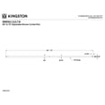 thumbnail image 2 of Kingston SR605 Edenscape 60-Inch to 72-Inch Adjustable Shower Curtain Rod in Oil Rubbed Bronze, 2 of 5