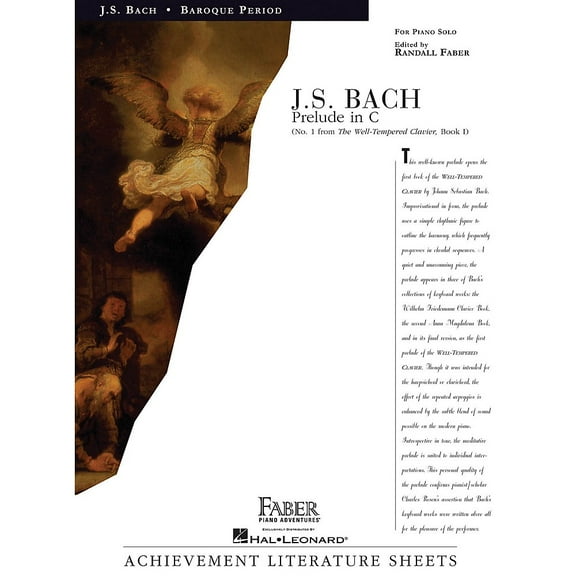 Faber Piano Adventures Prelude in C Faber Piano Adventures Series Composed by Johann Sebastian Bach