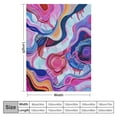 thumbnail image 4 of Pink and white abstract paintings, sofa beds, living room blankets, modern art, plush insulation blankets, novel and unique creative gifts, blankets, flannel blankets, 4 of 6