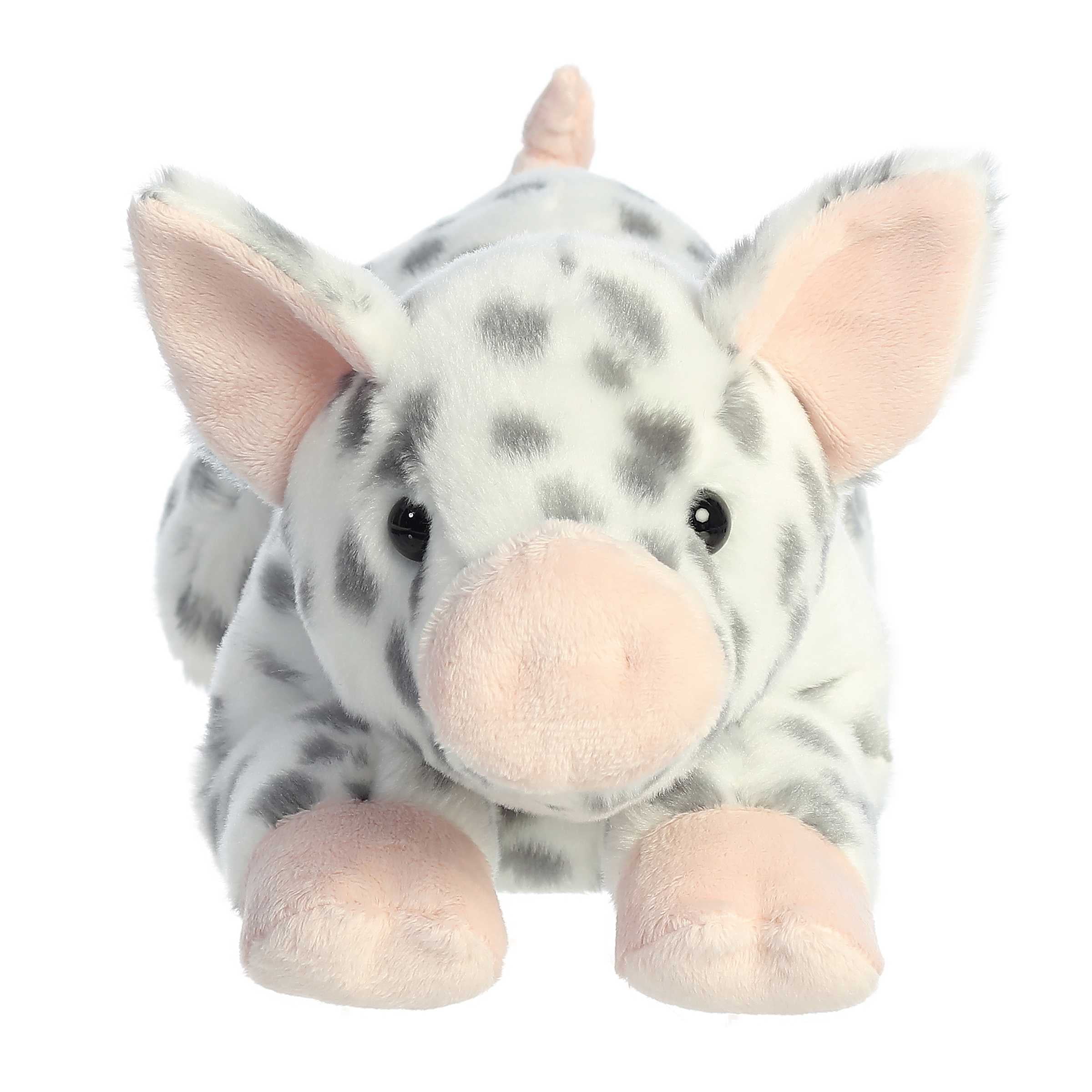 Aurora - Large Gray Grand Flopsie - 16.5" Spotty Piglet - Adorable Stuffed Animal