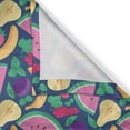 thumbnail image 4 of Ambesonne Fruit Valance Pack of 2, Colorful Summer Freshness, 54"X12", Multicolor, 4 of 5