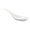 White, variant on White Plastic Wave Spoon - 5" x 1 1/2" - 100 count box