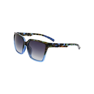 Hurley Polarized Sunglasses Crystal Blue floating frame $$68 RT HURLEY MONACO Polarized Sunglasses - Crystal Blue - Walmart.com main image 2