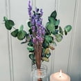 thumbnail image 2 of 15 Pcs Dried Preserved Eucalyptus Stems & Lavender Flowers Bundles for Shower, 17In Eucalyptus Leav, 2 of 5