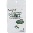thumbnail image 1 of Suplemento Sunfood, tabletas de clorella y espirulina, bolsa de 60 ml, 1 of 5