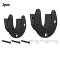 thumbnail image 4 of 2Pc U-Shape Closet Clothes Pole Rod Flange Support Holder Socket Bracket, 4 of 9