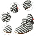 thumbnail image 5 of Quealent Toddler Slippers High Top Winter Boys Girls House Shoes Gray for Size 4.5, 5 of 7