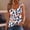 (Fashion 49)Orange, variant on Women's Tank Tops Summer Loose Comfortable Sleeveless Crew Neck Fashion Hawaiian-Style Printed Red Tops