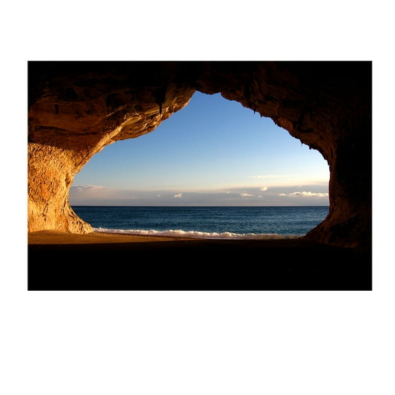 Startonight Mural Wall Art Window to the Ocean - Landscape Theme Photo Wallpaper 100" x 140"