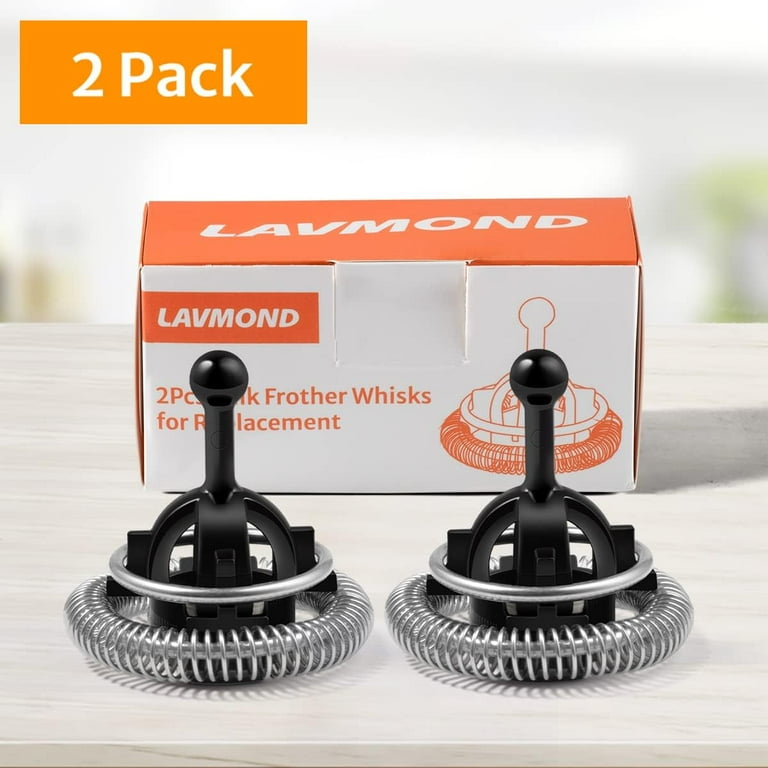 Whisks fit for Nespresso Aeroccino 3 4 Plus Milk Frother Replacement 2 Pack