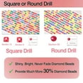 thumbnail image 2 of Princess Cat Fantasy 5D Diamond Embroidery Kits DIY Art Mosaic  Rhinestone Decoration, 30*40cm, Frame not included.,6297, 2 of 4