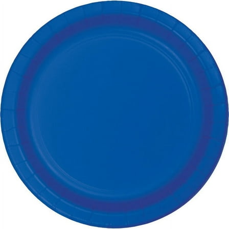 240 Count Bulk Pack Cobalt Blue Sturdy Style 8.75 inch Dinner Plates