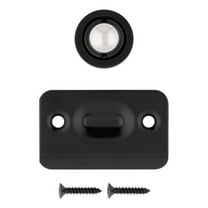 National Hardware Matte Black Drive-in Ball Catch N830-579