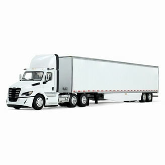 1/50 White Volvo VNL 860 with White 53ft Trailer by First Gear 50