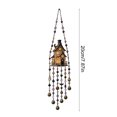 thumbnail image 2 of BingTong Halloween Themed Wind Chime Acrylic Outdoor Decor,Wind‑Chime‑Style Wall Pendant with Ghost,Witch Hat,Pumpkin and so on Design,Bead‑Strung Holiday Decor,for Window,Door,H-B, 2 of 6